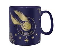 ABYSTYLE - Taza grande contenedor HARRY POTTER VIF d'Or - Producto oficial - 460 ml - Cerámica - Acabado dorado coleccionista