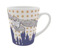 ABYSTYLE - Taza Harry Potter Letra de Hogwarts - Producto oficial - 250 ml - Cerámica de alta calidad - Diseño mágico
