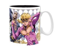 ABYSTYLE - Taza JOJO'S BIZARRE ADVENTURE Golden Wind - Producto oficial - 460 ml - Impresión de alta calidad - Caja de cartón