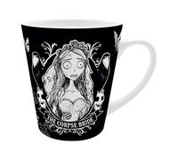 ABYSTYLE - Taza Les Fuebres Emily - Producto oficial - 250 ml - Cerámica de alta calidad - Diseño Tim Burton