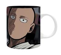 ABYSTYLE - Taza One PUNCH MAN Saitama Serieux - Producto oficial - Cerámica - Capacidad 320 ml - Impresión sublimada