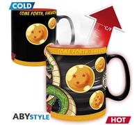 ABYSTYLE - Taza termo-reactiva DRAGON BALL Z Shenron - Producto oficial - Taza Heat Change - Capacidad 460 ml