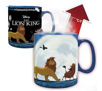 ABYSTYLE - Taza termoreactiva LE REI LEON - Producto oficial DISNEY - 460 ml - Cambio al contacto con el calor - Caja Cartonada