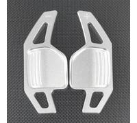 abywrpagg Compatible Con A4 S4 B7 8E 8H A8 S8 D3 4E Q7 4L 2003 2004 2005 2006 2007 2008 2009 2010 2011 2 Piezas De Extensión De Paletas De Cambio De Volante(Fit Type A Silvery)