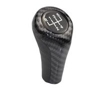 abywrpagg Compatible Con BMW Serie 1 3 5 6 E81 E82 E87 E90 E91 E92 E60 E61 E63 X1 E84 X3 E83 X5 E53 Pomo De Cambio De Marchas Cromado Mate De 5 Y 6 Velocidades(Carbon-5 Speed)