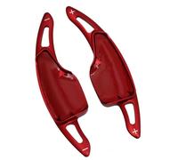 abywrpagg Compatible Con Chevrolet Para Corvette C7 2014 2015 2016 2017 2018 2019 Cubierta Extendida De Palanca De Cambios De Volante De Aluminio(Red)