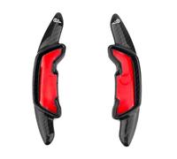 abywrpagg Compatible Con Hyundai Para Ioniq 5 N 2024 2025 Accesorios De Extensión Para La Palanca De Cambios Del Volante En Fibra De Carbono Real(Carbon Black)