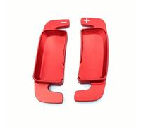 abywrpagg Compatible Con Mercedes Para Benz CES Clase 2022 1 Par De Cubiertas De Extensión Para Palanca De Cambios De Volante Accesorios Interiores De Coche(Black)