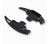 abywrpagg Compatible Con Mercedes Para Benz Clase G 2019 1 Par De Extensiones De Palanca De Cambios De Plástico ABS Para Volante De Coche Accesorios Interiores(Carbon Fiber Black)