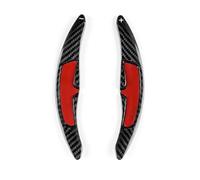 abywrpagg Compatible Con Porsche 918 Para Spyder 2015 2016 2017 2018 2019 2020 Pegatina De Fibra De Carbono Para Extensión De Palanca De Cambios De Volante(Black Carbon)
