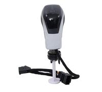 abywrpagg Compatible Con Seat Para Ibiza Mk5 Para Leon Pomo De Cambio De Marchas Automático Manija De Cambio De Luz Electrónica Accesorios Interiores De Coche(BlackSilver-Red)