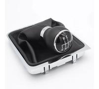 abywrpagg Compatible Con VW Para Passat B6 2005 2006 2007 2008 2009 2010 2011 2012 Pomo De Palanca De Cambios Manual De 5/6 Velocidades Con Funda Protectora(5 speed)