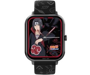 Abyx FIT Touch 3 Naruto Edition Reloj Inteligente - Llamada Bluetooth, 123 Modos, Pantalla táctil Completa TFT de 1,83", IP67 Impermeable, Funciones de Salud, notificaciones Push (Itachi)
