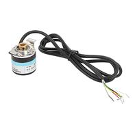 ABZ Encoder Incremental 3 - Phase 6mm Hollow Shaft | 6000RPM Motor Reducer for Industrial Automation/CNC/Robotics | DC5-24V Interference Protected (C38S6G5-2000Z-G24N)