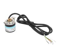 ABZ Encoder Incremental 3 - Phase 6mm Hollow Shaft | 6000RPM Motor Reducer for Industrial Automation/CNC/Robotics | DC5-24V Interference Protected (C38S6G5-1000Z-G24N)