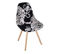 ABZDUNG Funda de Silla Sillas de Comedor escandinavas Juego de 2 Fundas Silla de Cocina escandinava Fundas for sillas de Cocina escandinavas(03,2er Set)