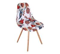 ABZDUNG Funda de Silla Sillas de Comedor escandinavas Juego de 2 Fundas Silla de Cocina escandinava Fundas for sillas de Cocina escandinavas(07,2er Set)