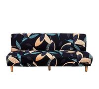 ABZDUNG Funda de sofá Cama sin Brazos, elástica, de 1 Plaza, Clic clac, sin Brazos, Estampada(B,155-185 cm)