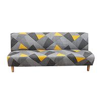 ABZDUNG Funda de sofá Cama sin Brazos, elástica, de 1 Plaza, Clic clac, sin Brazos, Estampada(Z,120-150 cm)