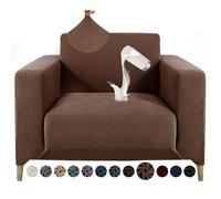 ABZDUNG Funda de sofá elástica de 1 Plaza, Universal, Repelente al Agua, de Jacquard, Antideslizante, for Perros y Gatos.(I,3 Sitzer)