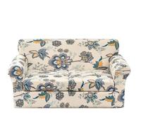 ABZDUNG Funda de sofá elástica de Jacquard for 2 plazas con 2 Fundas de cojín, antiarañazos, for Gatos y Perros.(D,2 Posti)