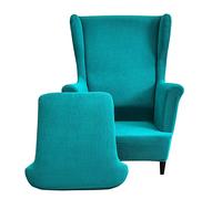 ABZDUNG Funda elástica for sillón orejero de 1 Plaza, 2 Piezas, Color Camello(Ciano)