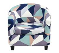 ABZDUNG Funda for sillón cabriolet con Estampado geométrico, Funda for sofá Relax Club, Funda de poliéster elástico.(C1)