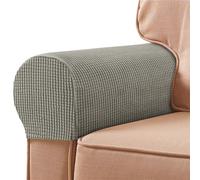 ABZDUNG Juego de 2 Fundas for reposabrazos de sofá, elásticas y Antideslizantes, for Proteger Muebles y sillones.(Verde Oliva)