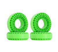 ABZEKH Drone Accessories For neumáticos de Rueda de 1,9", Caucho de Silicona for Inserto de Espuma, Apto for 118-122 mm (4,75" de diámetro Exterior) for Crawler RC 1/10(Green)
