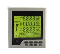 AC 100A 200A 300A 400A 500A 450V LCD medidor multifunción factor de potencia energía Watt panel medidor amperímetro(AC 200A)