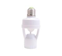 Ac 110-220V 360 Grados Sensor de Movimiento de Inducción Pir Ir Humano Infrarrojo Base Del Interruptor Del Zócalo Del Enchufe E27 Led Soporte de