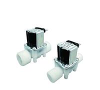 AC 220V 110V DC 12V 24V 1/2" 3/4" Male Thread Solenoid Valve Water Control Valve Controller Switch Normally Closed Normally Open(DN15 Normally Closed,24V)