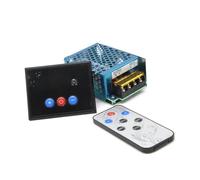 AC 220V 4KW 4000W SCR Control Digital regulador de Voltaje electrónico regulador de Velocidad termostato + medidores Fuente de alimentación(Base Button Version)