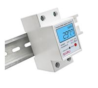 AC 220V 80A Din Rail LCD retroiluminación digital medidor de energía monofásico kWh medidor de consumo de energía vatímetro reinicio electrónico cero