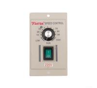 AC-220V-auf-DC-180V-Drehknopf-Motor-Drehzahlregler Für Gleichstrommotoren Bis 400 W, Stufenlose Regelung, Softstart-Funktion, Konstantes Drehmoment Bei Niedriger Drehzahl