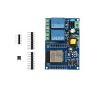 AC 220V para módulo de relé dual ESP32, entrada ancha de voltaje de placa de automatización doméstica inteligente para control inalámbrico