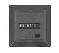 AC 380V Medidor de Horas de Cuarzo, Medidor Mecanico de Hora de Rectángulo, Temporizador Industrial para Generador, Tractor Maquinaria de Ingeniería