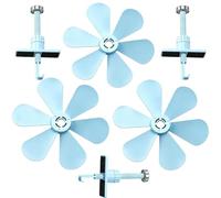 Ac Air Deflector Fan | 3 Pieces Anti-Direct Diverter Fan | Air Conditioning Wind Deflector | for Round Square Ceiling Vents Home Living Room Bedroom Office Dorm Car RV Basement Wall Window