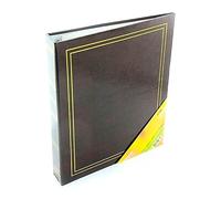AC - Álbum para Fotos en Formato A4 con 4 Anillas, Ideal para Guardar Todas Tus Fotos y rememorar Momentos inolvidables, Tamaño de 32 x 27 x 5 cm, Color Marrón