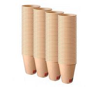 AC ALL CATERING 1000 Vasos Desechables de Café Para Llevar - Vasos Cartón para Servir el Café, el Té, Bebidas Calientes y Frías (8 oz - 240 ml, Kraft)…