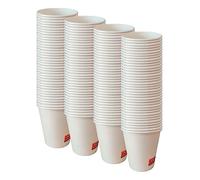 AC ALL CATERING 1000 Vasos Desechables de Café Para Llevar - Vasos Cartón para Servir el Café, el Té, Bebidas Calientes y Frías (7 oz - 200 ml, Blanco)…