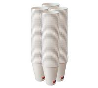 AC ALL CATERING 1000 Vasos Desechables de Café Para Llevar - Vasos Cartón para Servir el Café, el Té, Bebidas Calientes y Frías (12 oz - 350 ml, Blanco)…