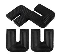 AC Anti Vibration Pads 4X Set Rubber Split Condenser Pad, Rubber Isolator Silent Pad for Air Conditioner Outdoor Unit, Shock Absorber for Reduced Noise and Vibration,Rubber AC Anti Vibration