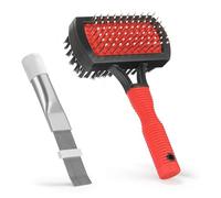 AC Coil Cleaning Set, Sturdy Evaporator Brush Kit, Flexible Air Conditioner Maintenance Tool, Split System Cleaning Accessory, HVAC Brush for Men, Women, Household and Automotive 16x8.7cm