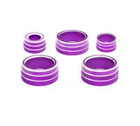 AC Control Switch Anillo de Perilla de Aire Acondicionado para Camry 2018, 2019, 2020 y 2021 HVAC Blower Fan Knob(Purple)