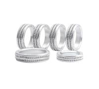 AC Control Switch Cubierta del Anillo Giratorio del Interruptor del Aire Acondicionado para Ford para Raptor para F150 2016 2017 2018 2019 HVAC Blower Fan Knob(Silver)