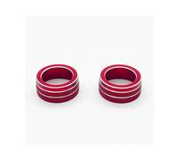 AC Control Switch Kit De Cubierta De Anillo para Perilla De Interruptor De Aire Acondicionado, Color Rojo, para Toyotaes para Corolla 2020, 2021 Y 2022 HVAC Blower Fan Knob(Red)
