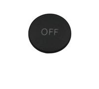 AC Control Switch para Touareg Off Auto Cubierta del Botón del Interruptor del Aire Acondicionado HVAC Blower Fan Knob(Off Cover)