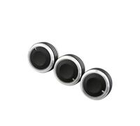 AC Control Switch Perilla De Control Del Panel Del Aire Acondicionado Para M3 2004 2005 2006 2007 2008 2009 HVAC Blower Fan Knob(Upgrade Black)