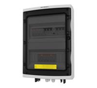 Caja de conexiones solar AC DC 1000 V 2 cuerdas B16 25 A 300 mA Mersen fotovoltaica PV protección contra sobretensiones protección contra rayos doctorvolt